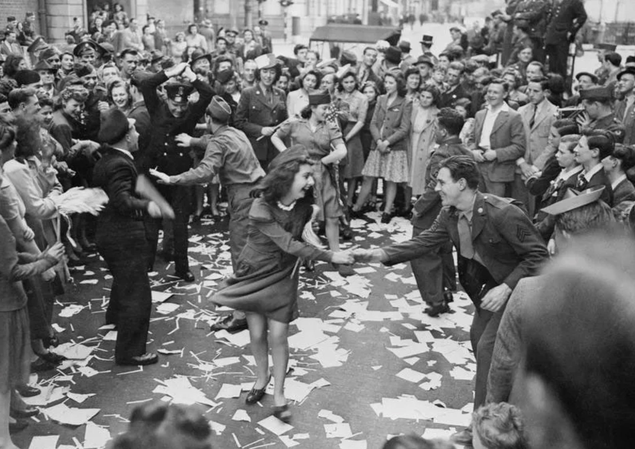 V-J celebrations in New York City